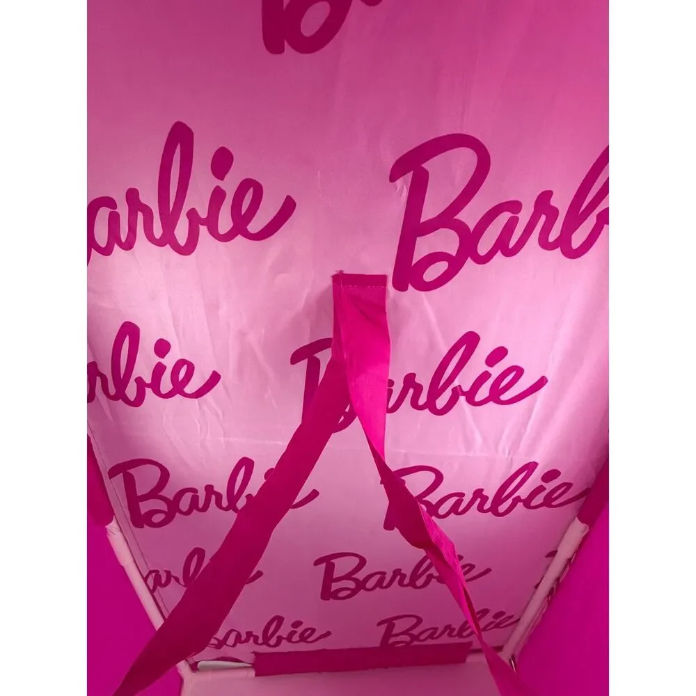 Spirit Halloween Kids Barbie Box Costume One Size Complete Poles Official